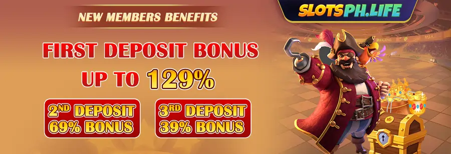 slotsph- first deposit bonus up to 129%