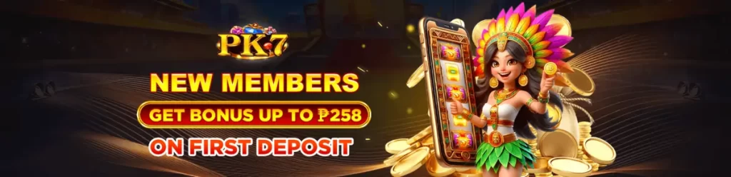 pk7 new member bonus up to 258 on first deposit!