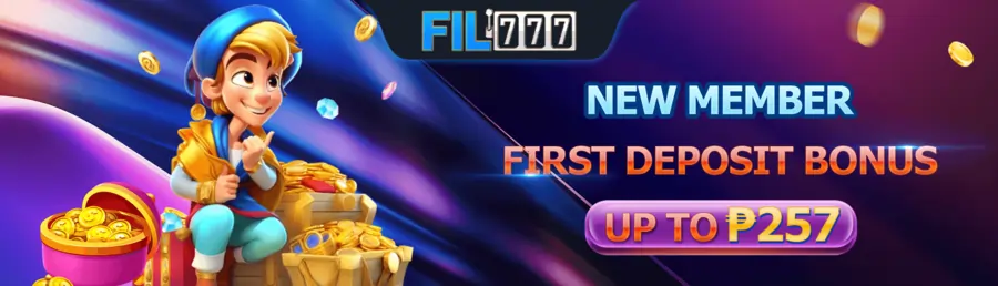 New member bonus up to P257 at Fil777 Online Casino-play now!